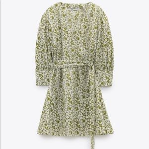 Zara Pleated Dress with Belt